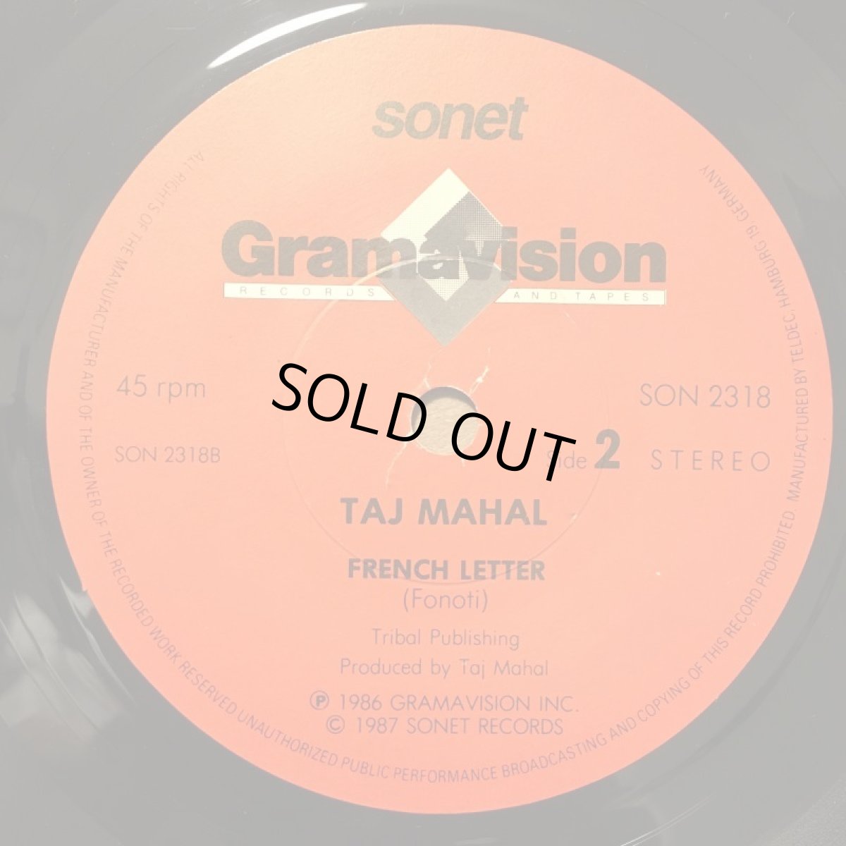 画像2: TAJ MAHAL ♪ EVERYBODY IS SOMEBODY ♪ (2)