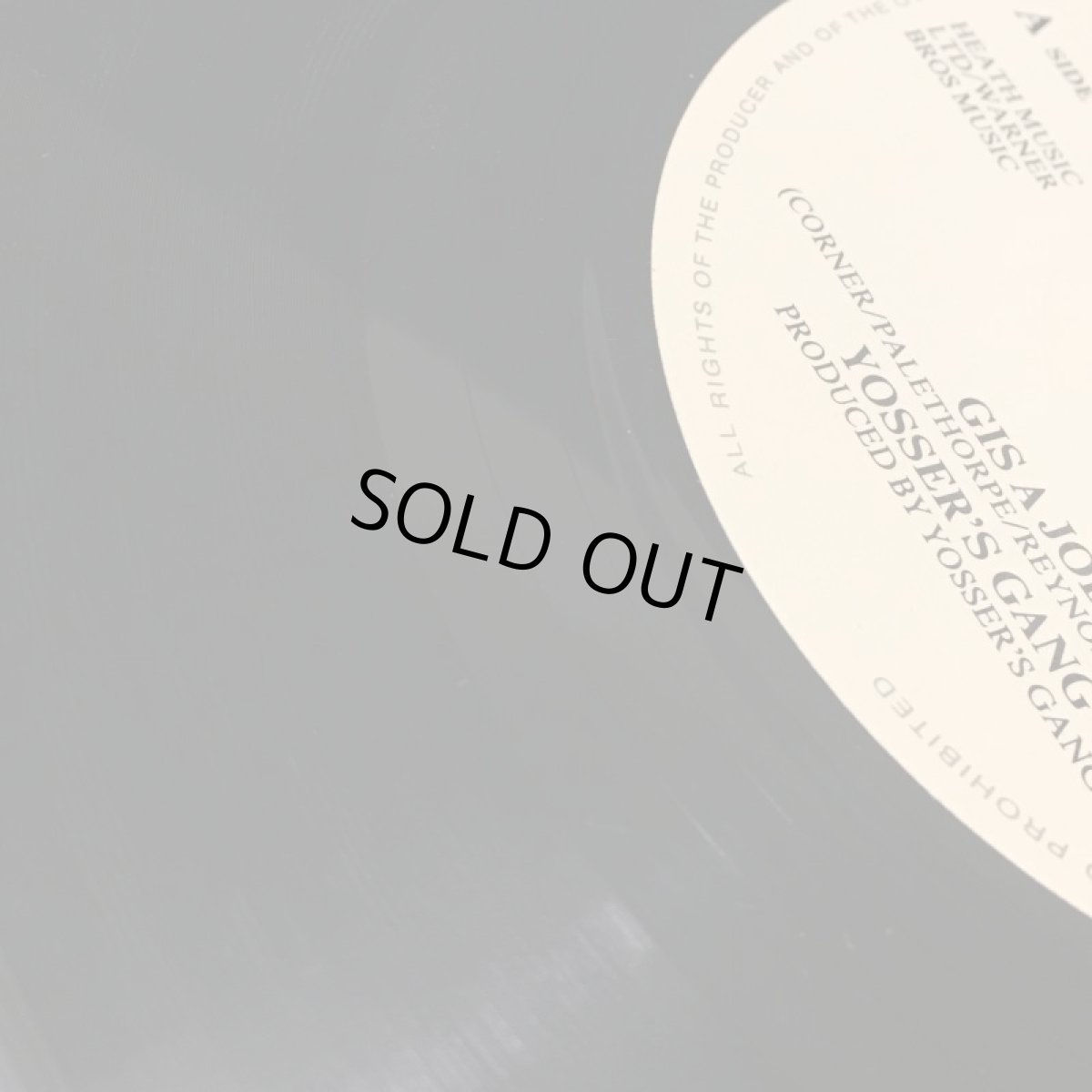 画像3: YOSSER’S GANG ♪ GIS’ A JOB ♪ (3)