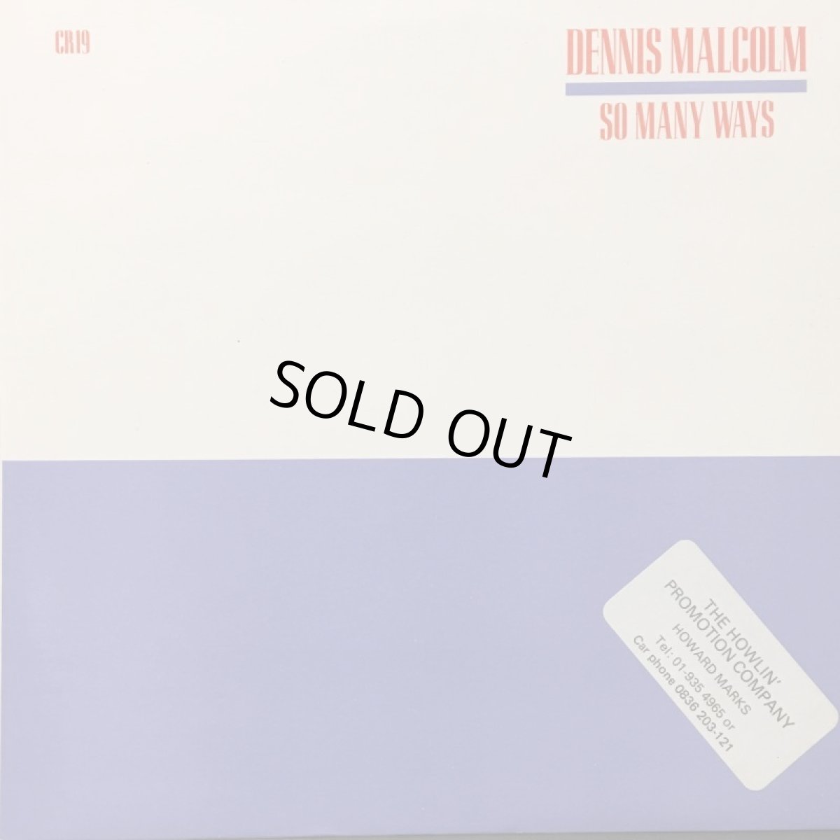 画像4: DENNIS MALCOLM ♪ SO MANY WAYS  ♪ (4)