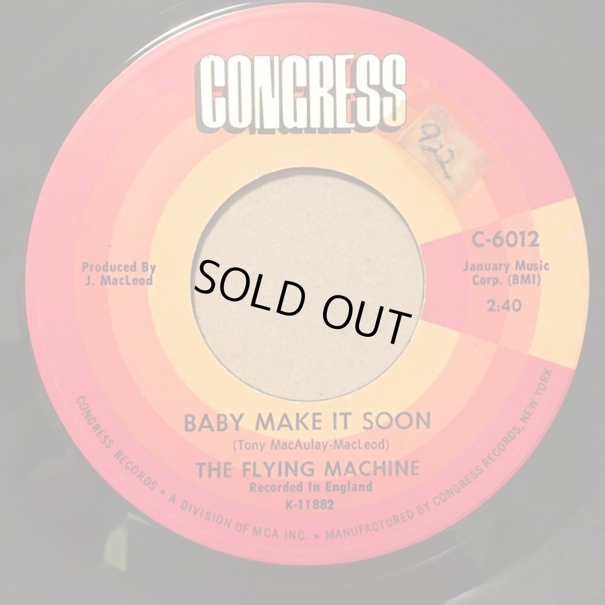 画像1: FLYING MACHINE ♪ BABY MAKE IT SOON ♪ (1)