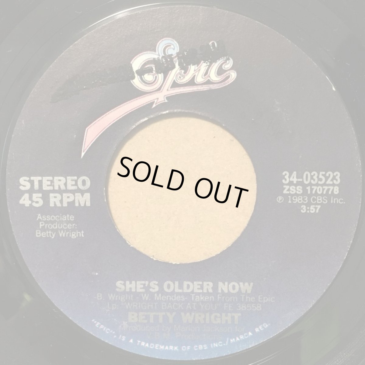 画像2: BETTY  WRIGHT ♪ SHE'S OLDER NOW ♪ (2)