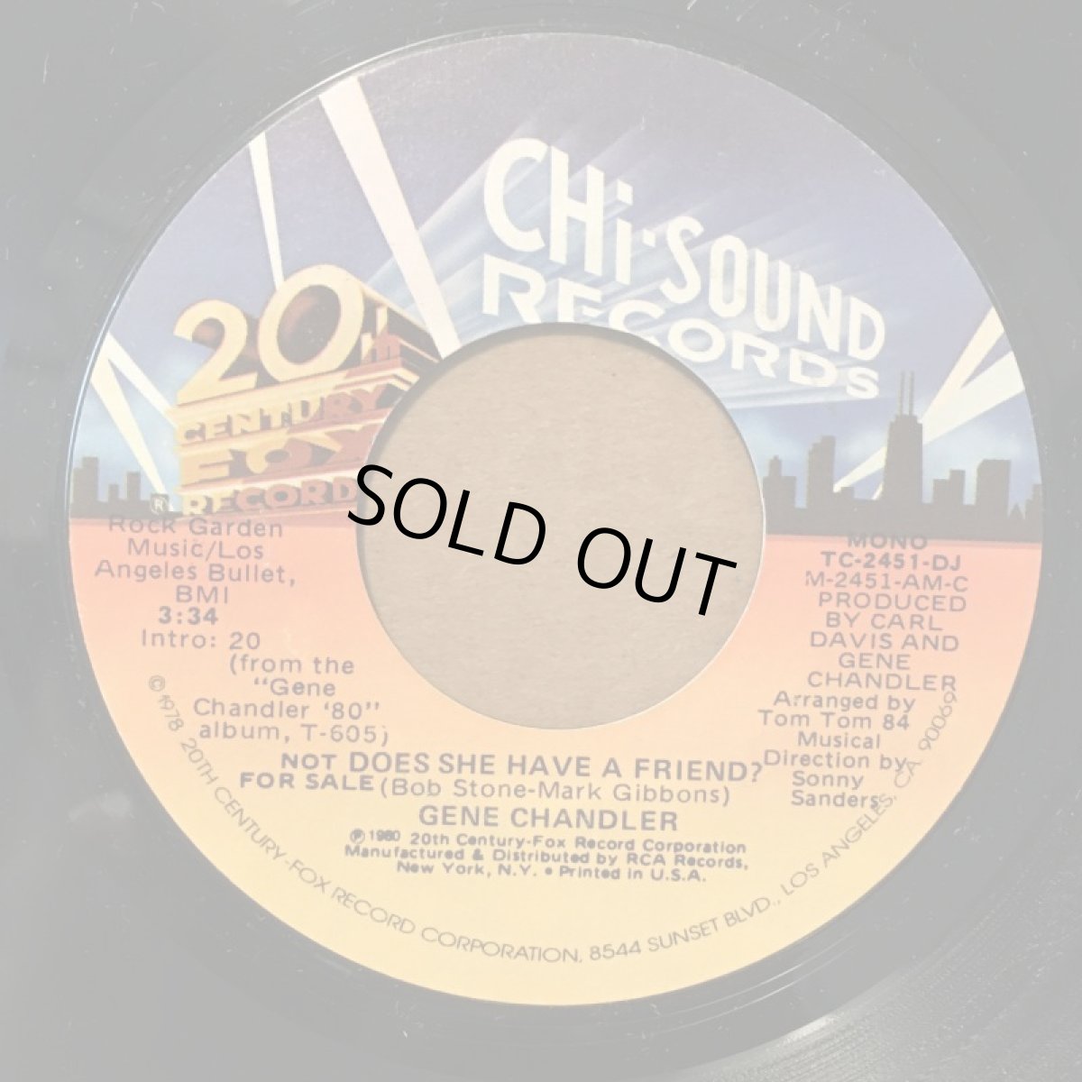 画像2: GENE CHANDLER  ♪ DOES SHE HAVE A FRIEND?   ♪ (2)