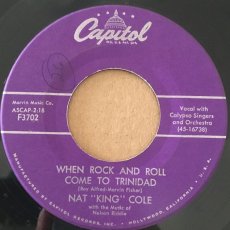 画像1: NAT ”KING” COLE ♪ WHEN ROCK AND ROLL COME TO TRINIDAD ♪ (1)