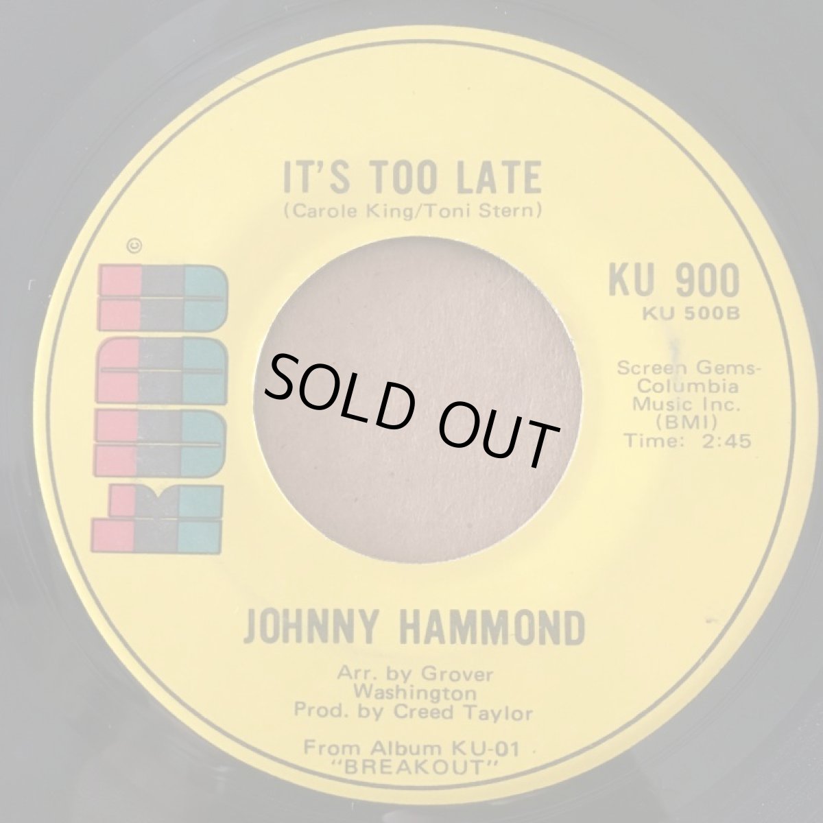 画像1: JOHNNY HAMMOND ♪ IT'S TOO LATE ♪ (1)