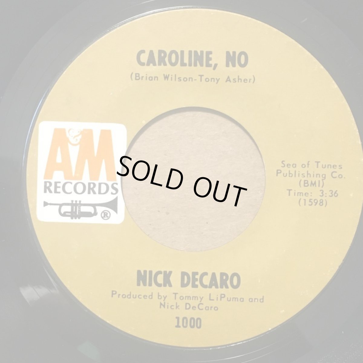 画像1: NICK DECARO ♪ CAROLINE, NO ♪ (1)