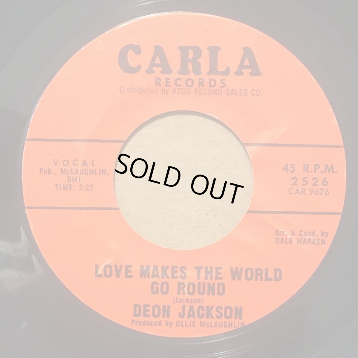 画像1: DEON JACKSON ♪ LOVE MAKES THE WORLD GO ROUND ♪ (1)