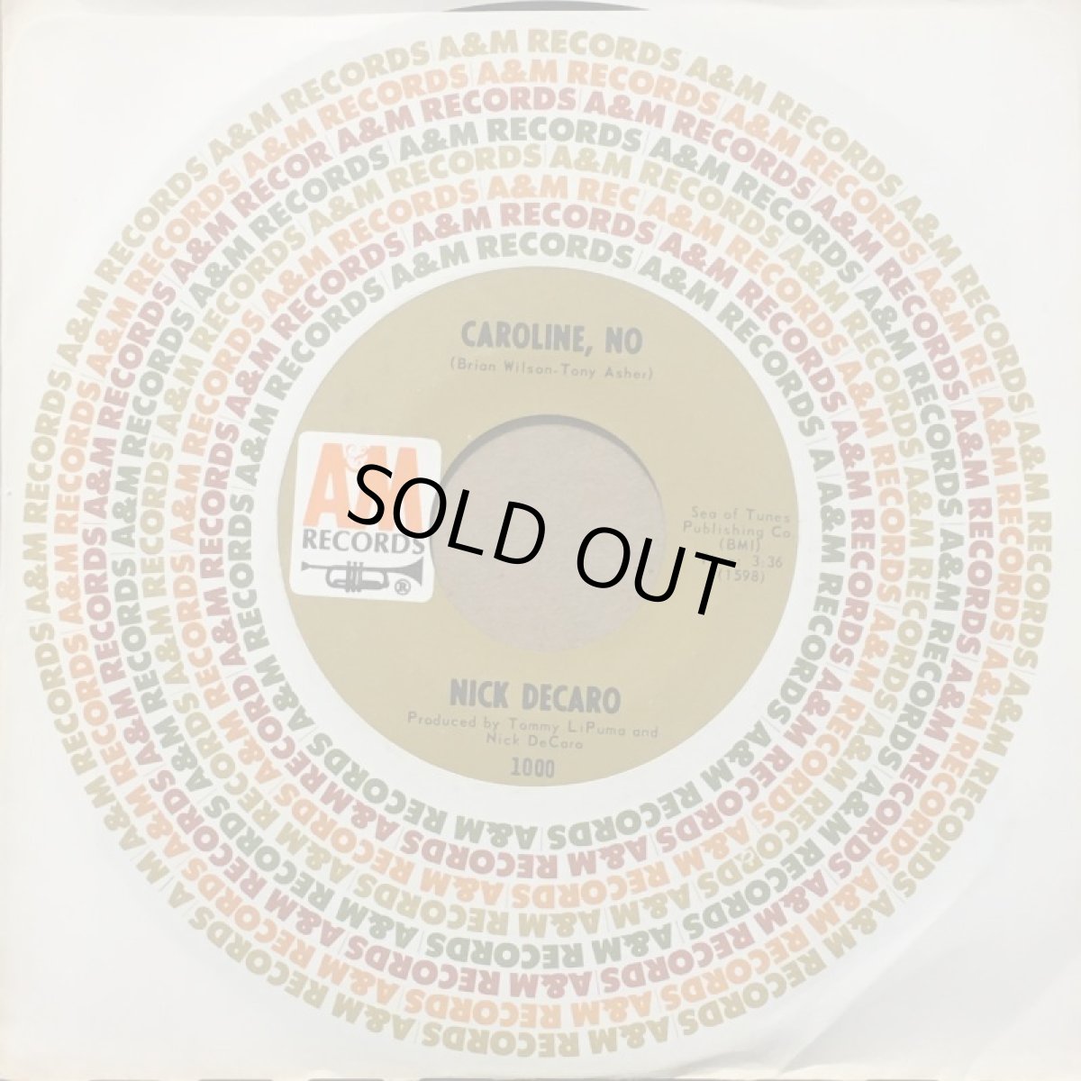 画像4: NICK DECARO ♪ CAROLINE, NO ♪ (4)