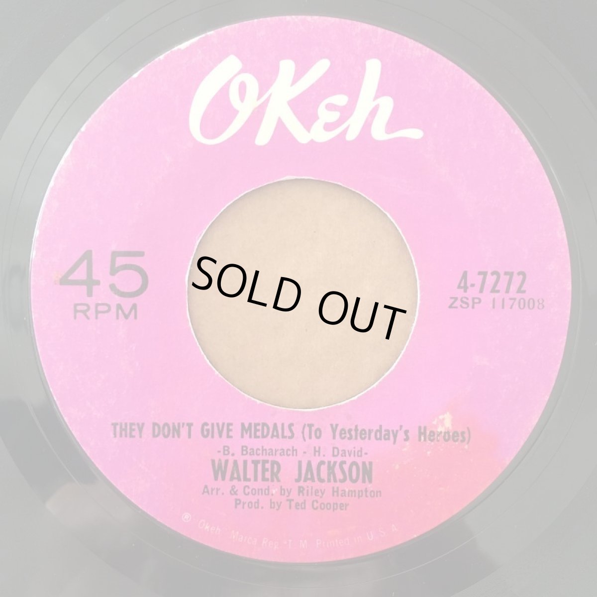 画像1: WALTER JACKSON ♪ THEY DON'T GIVE MEDALS ♪ (1)