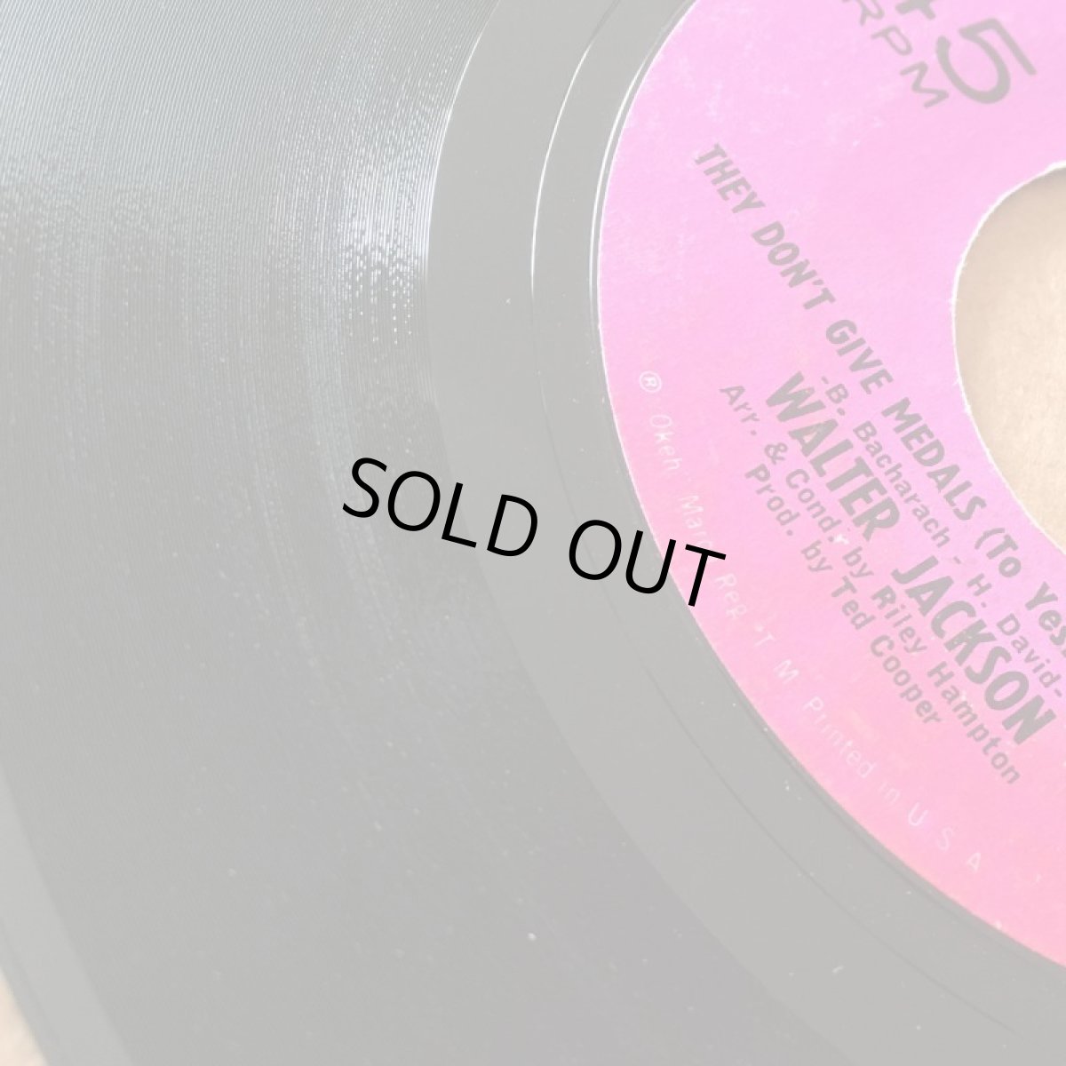 画像3: WALTER JACKSON ♪ THEY DON'T GIVE MEDALS ♪ (3)