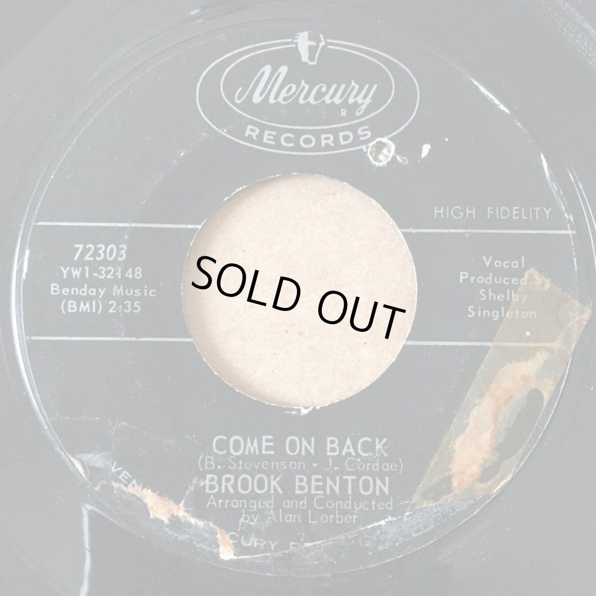 画像2: BROOK BENTON ♪ A HOUSE IS NOT A HOME ♪ (2)