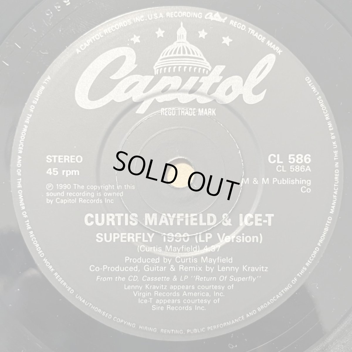 画像2: CURTIS MAYFIELD AND ICE-T ♪ SUPERFLY 1990 ♪ (2)