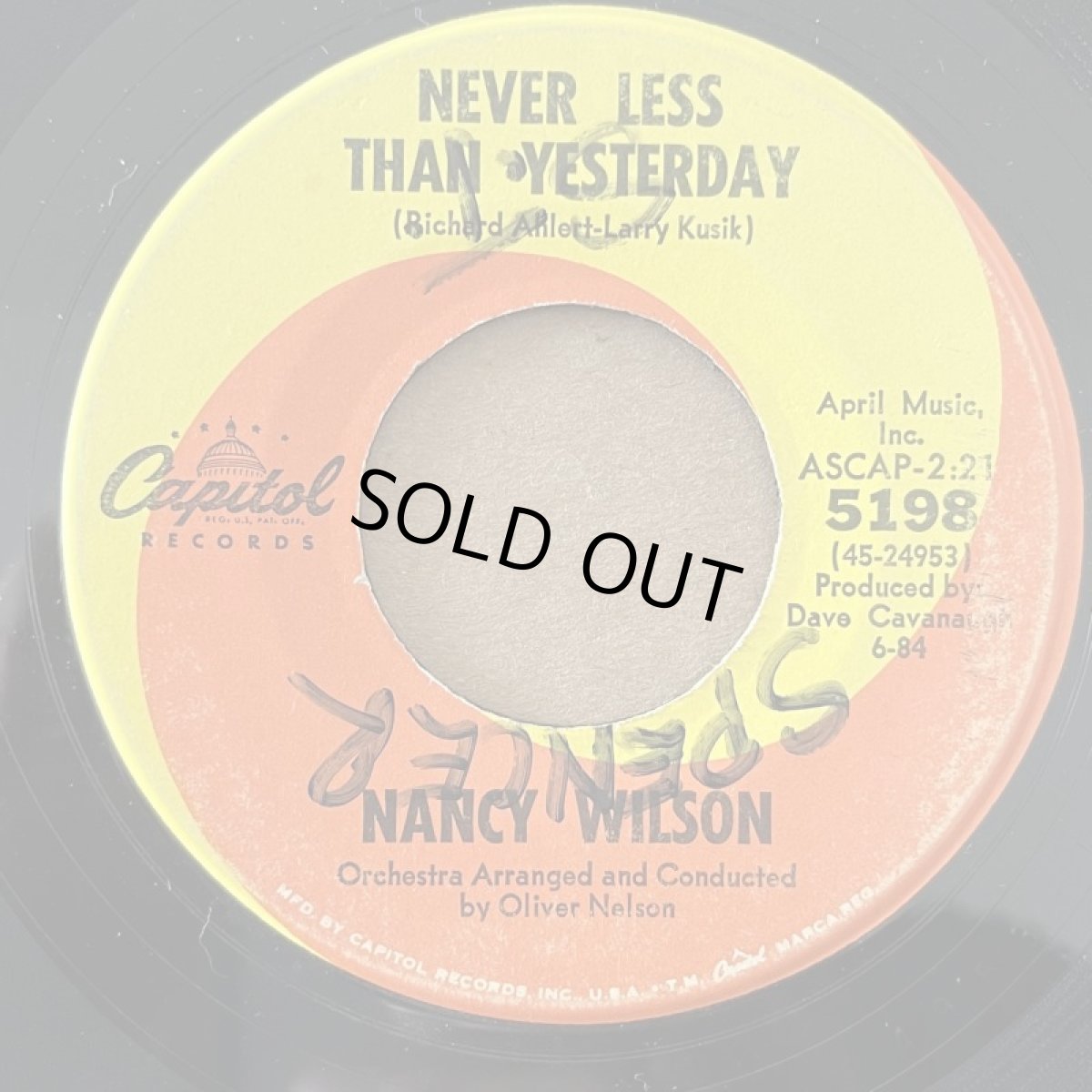 画像2: NANCY WILSON ♪ (YOU DON'T KNOW) HOW GLAD I AM ♪ (2)