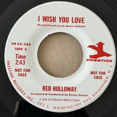 画像2: RED HOLLOWAY ♪ I WISH YOU LOVE ♪ (2)
