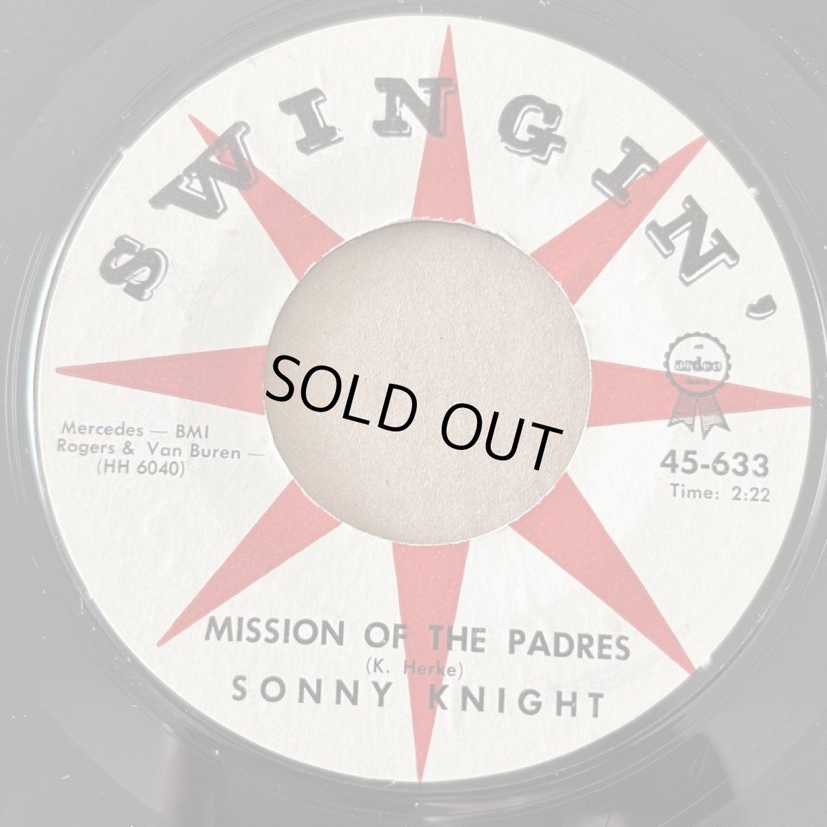 画像1: SONNY KNIGHT ♪ MISSION OF THE PADRES ♪ (1)