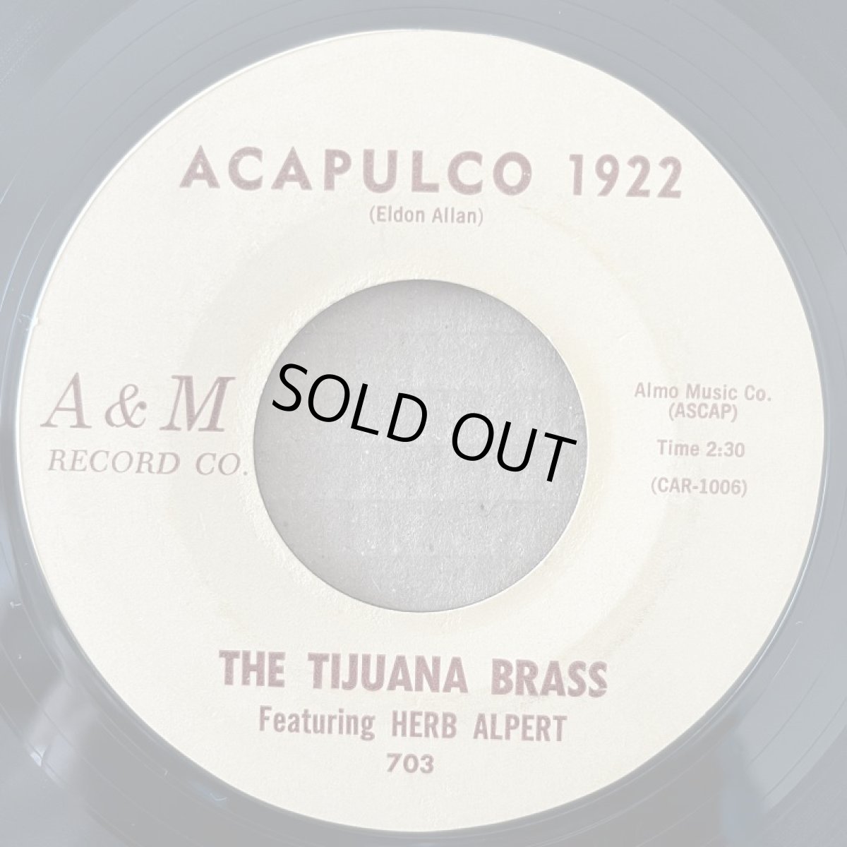 画像2: THE TIJUANA BRASS Featuring HERB ALPERT ♪ THE LONELY BULL ♪ (2)
