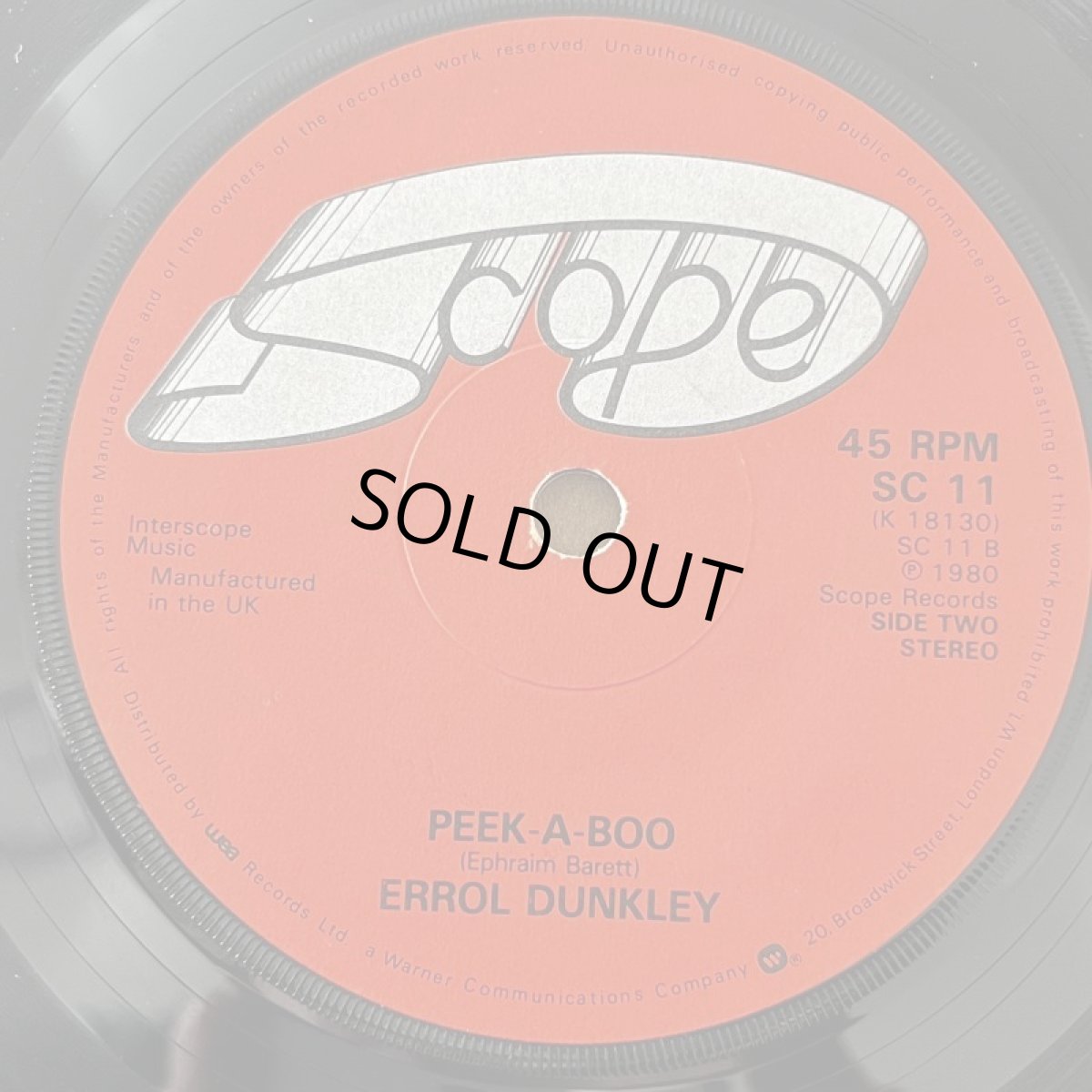 画像1: ERROL DUNKLEY ♪ SIT DOWN AND CRY ♪ (1)