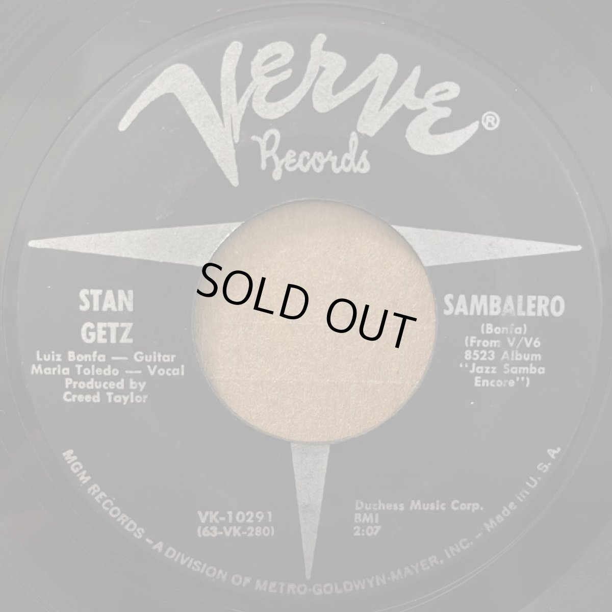 画像1: STAN GETZ ♪ SAMBALERO ♪ (1)