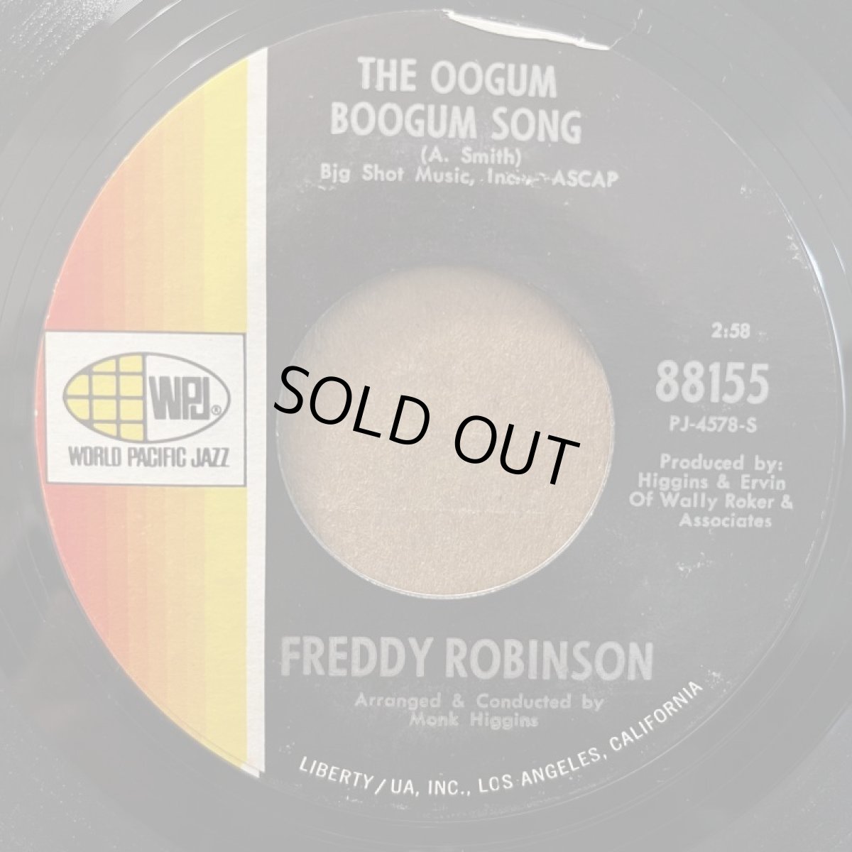 画像1: FREDDY ROBINSON ♪ THE OOGUM BOOGUM SONG ♪ (1)