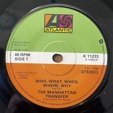 画像1: THE MANHATTAN TRANSFER ♪ WHO, WHAT, WHEN, WHERE, WHY ♪ (1)