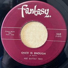 画像1: ABE BATTAT TRIO ♪ ONCE IS ENOUGH ♪ (1)