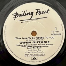 画像2: GWEN GUTHRIE ♪ (THEY LONG TO BE ) CLOSE TO YOU ♪ (2)