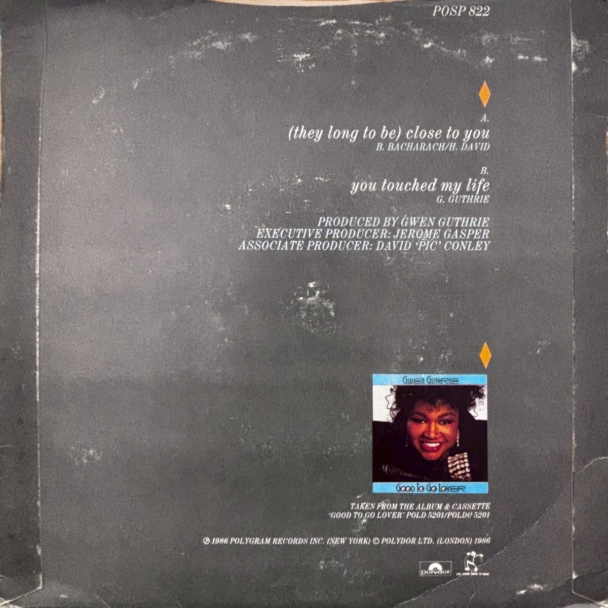 画像5: GWEN GUTHRIE ♪ (THEY LONG TO BE ) CLOSE TO YOU ♪ (5)