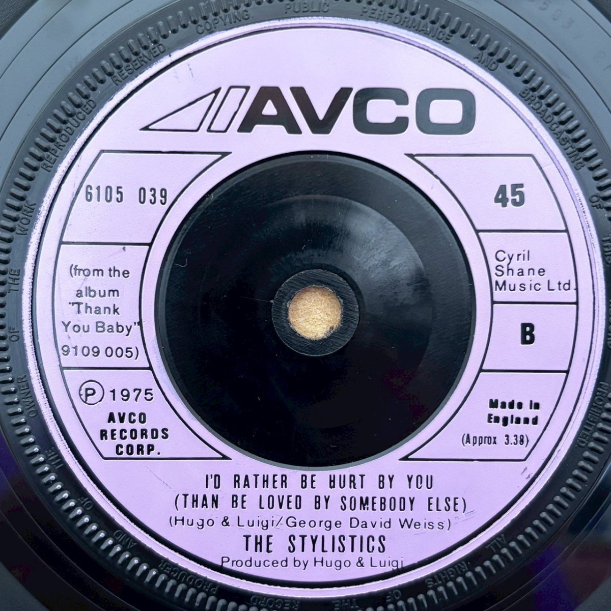 画像2: STYLISTICS ♪ CAN’T GIVE YOU ANYTHING (BUT MY LOVE) ♪ (2)