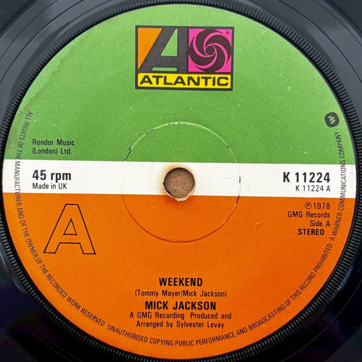 画像1: MICK JACKSON ♪ WEEKEND ♪ (1)