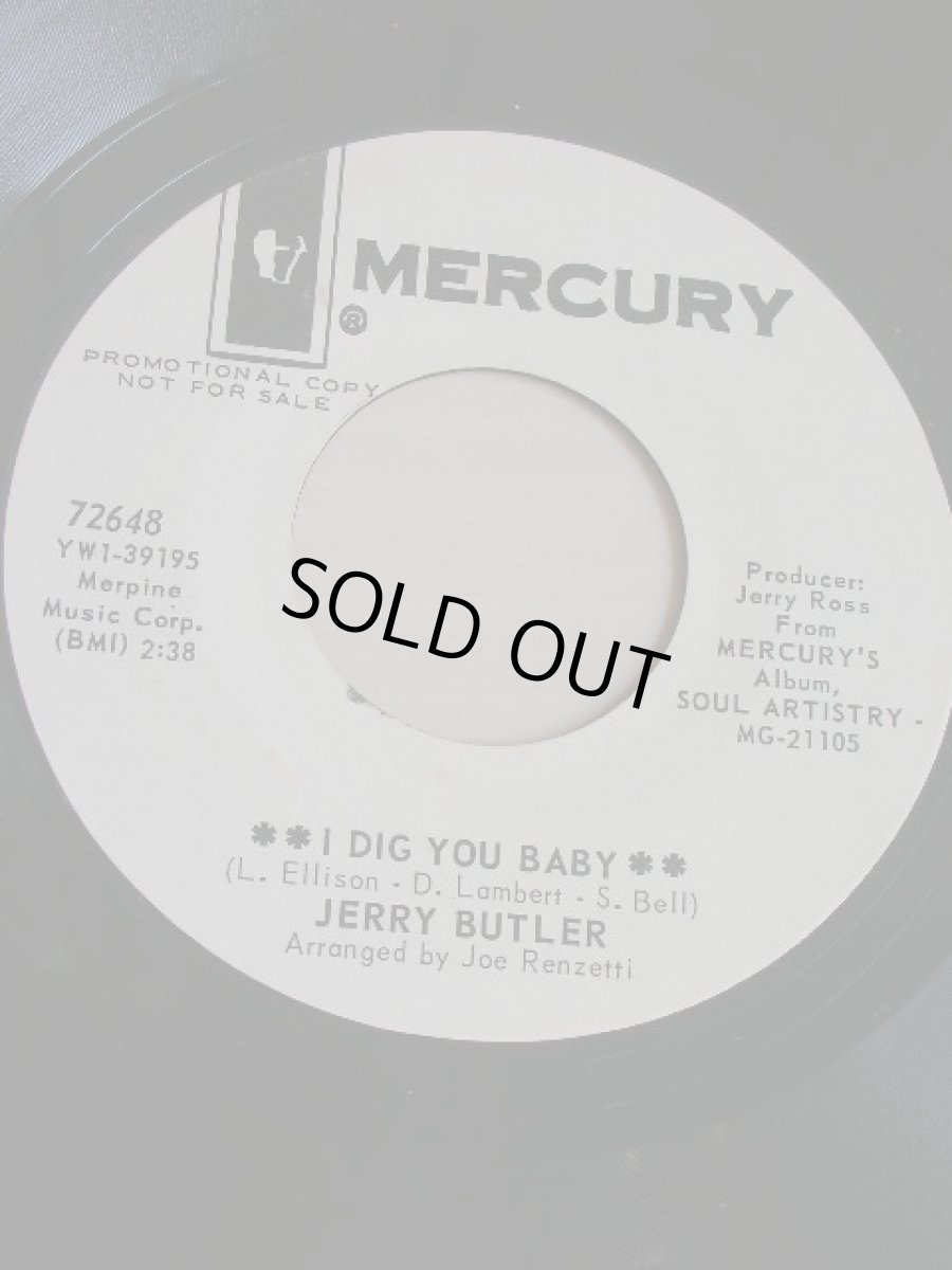 画像1: JERRY BUTLER♪I DIG YOU BABY♪ (1)