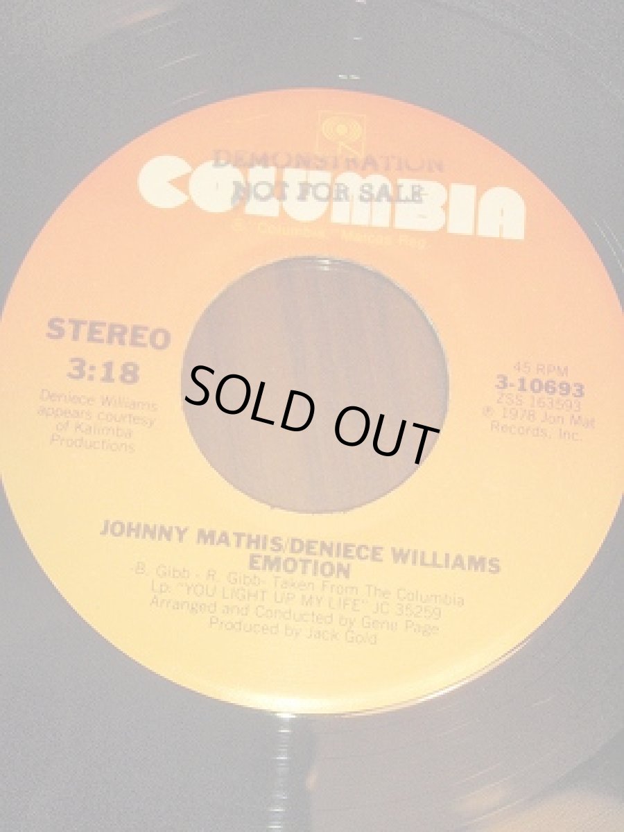 画像1: JOHNNY MATHIS & DENIECE WILLIAMS♪EMOTION♪ (1)