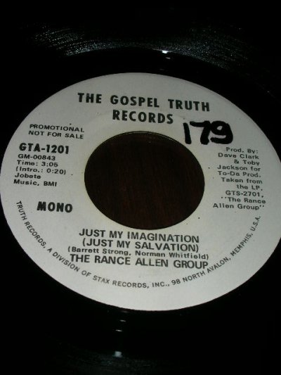 画像1: RANCE ALLEN GROUP♪JUST MY IMAGINATION♪