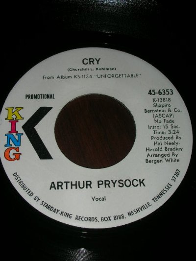 画像1: ARTHUR PRYSOCK♪UNFORGETTABLE♪