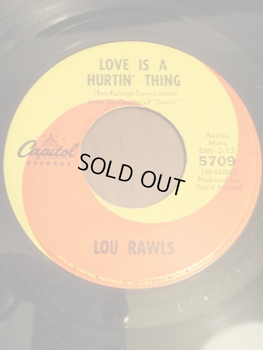 画像1: LOU RAWLS♪LOVE IS A HURTIN' THING♪ (1)