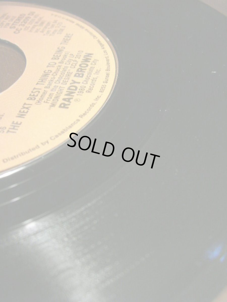 画像3: RANDY BROWN♪THE NEXT BEST THING TO BEING THERE♪ (3)