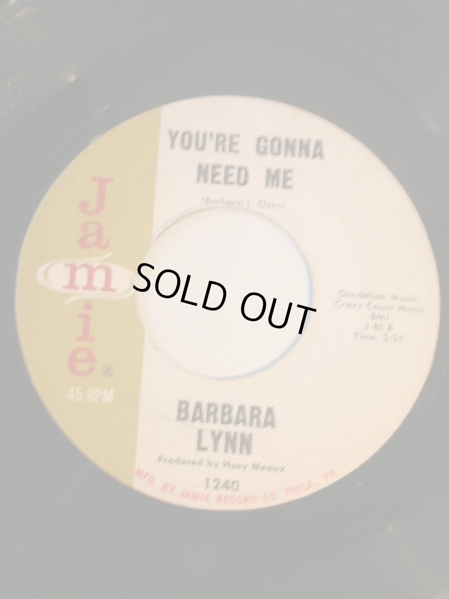 画像1: BARBARA LYNN♪YOU'RE GONNA NEED ME♪ (1)