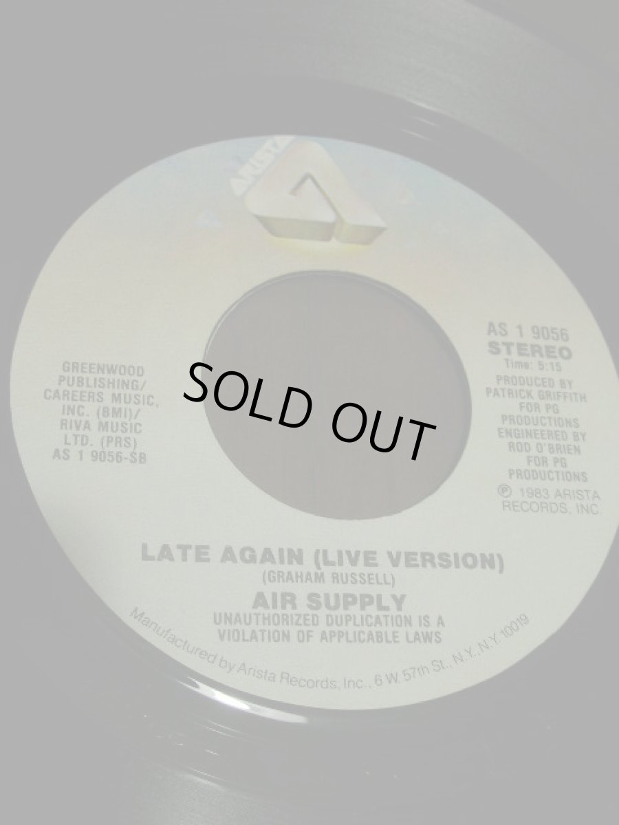 画像2: AIR SUPPLY♪MAKING LOVE OUT OF NOTHING AT ALL♪ (2)