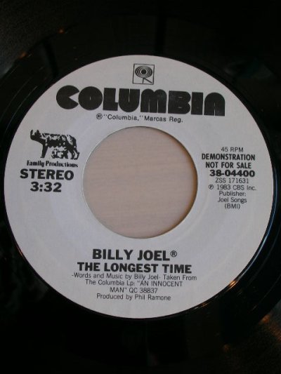 画像1: BILLY JOEL♪THE LONGEST TIME♪