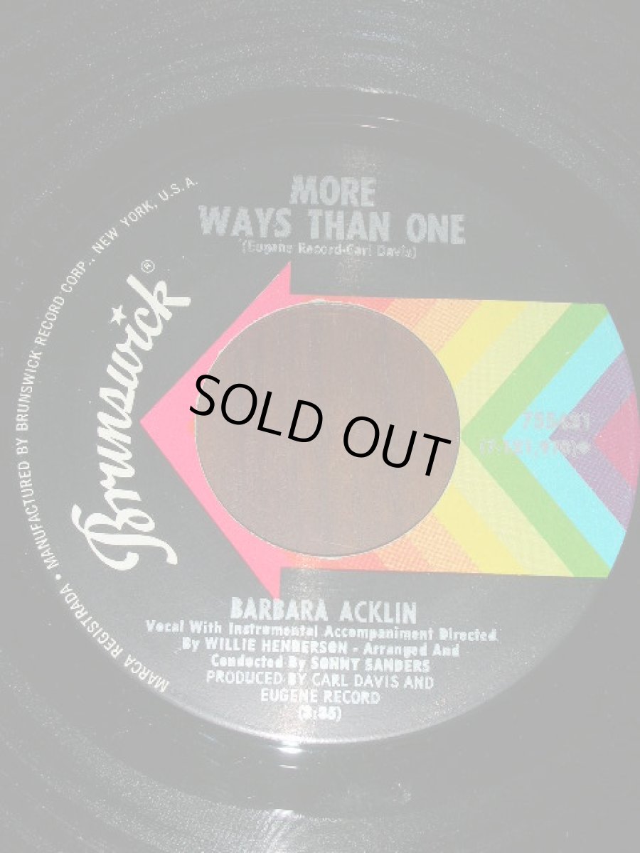 画像1: BARBARA ACKLIN♪MORE WAY THAN ONE♪ (1)