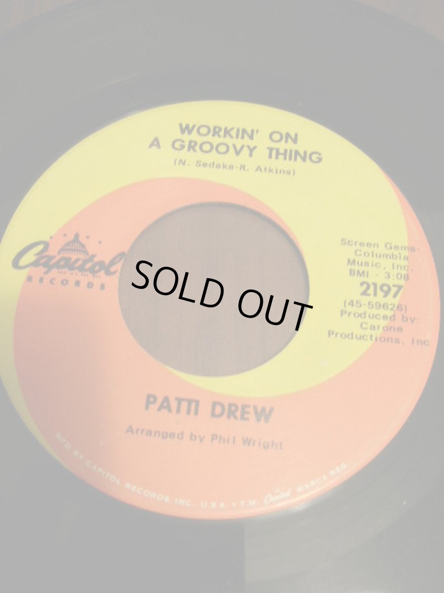 画像1: PATTI DREW♪WORKIN' ON A GROOVY THING♪ (1)