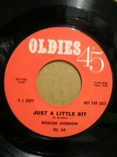 画像1: ROSCOE GORDON♪JUST A LITTLE BIT♪ (1)