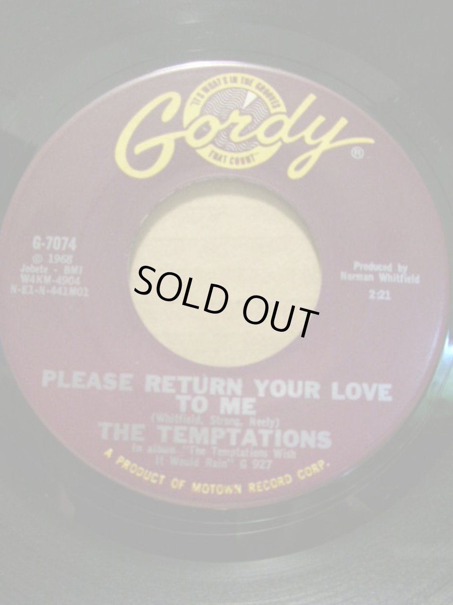 画像1: TEMPTATIONS♪PLEASE RETURN YOUR LOVE TO ME♪ (1)