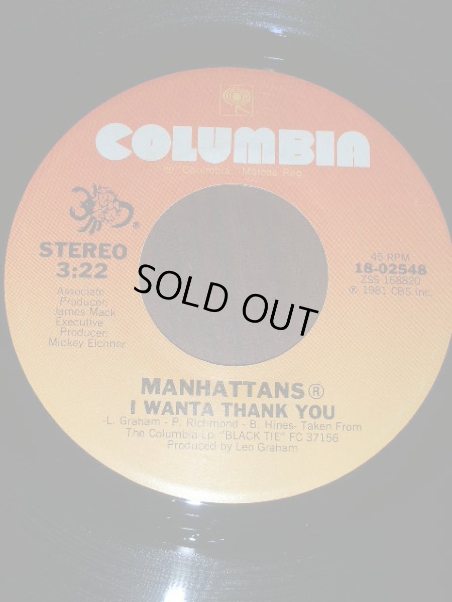 画像1: MANHATTANS♪I WANTA THANK YOU♪ (1)