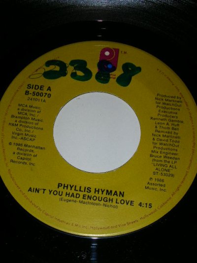 画像1: PHYLLIS HYMAN♪FIRST TIME TOGETHER♪