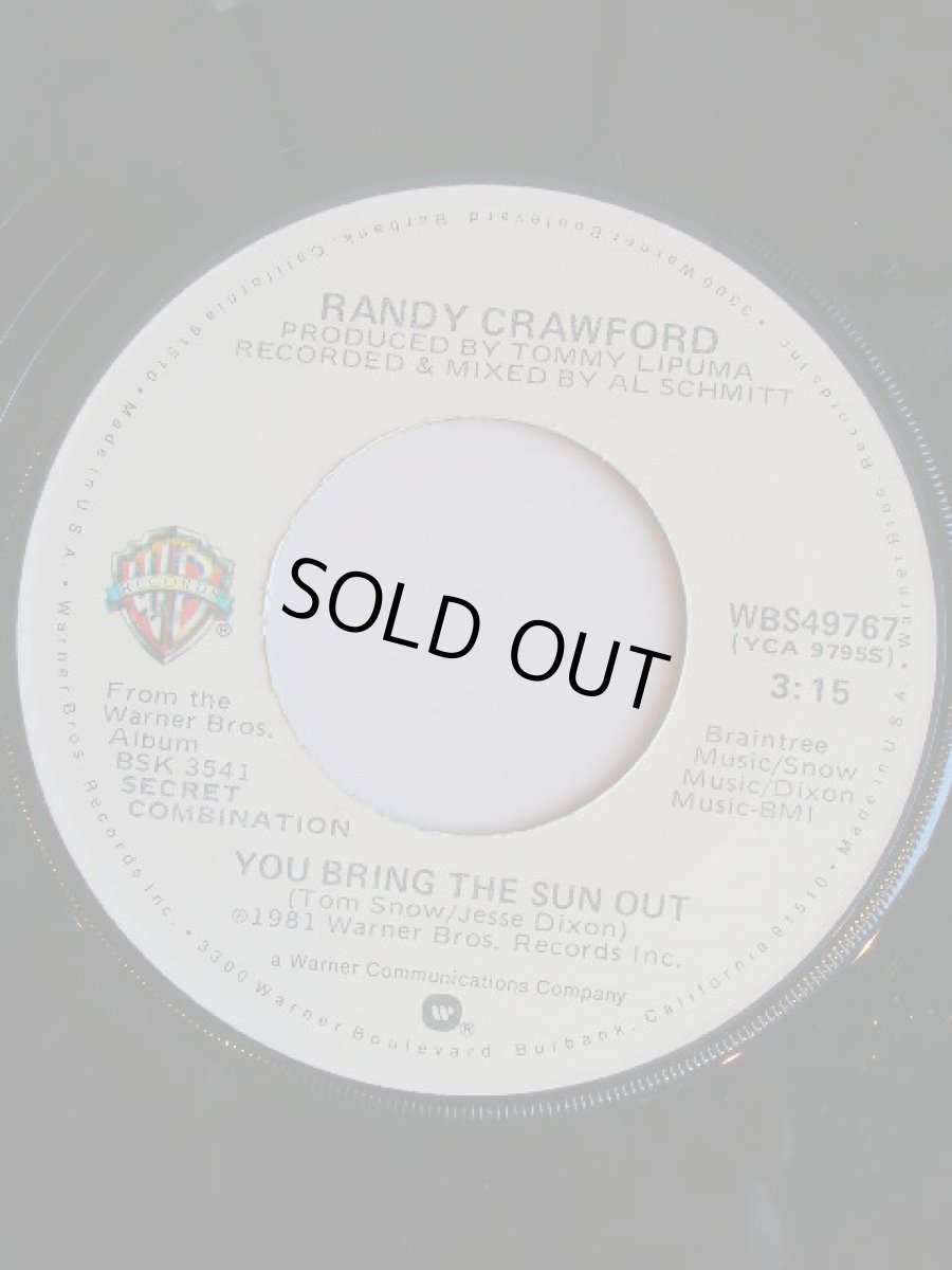 画像1: RANDY CRAWFORD♪YOU BRING THE SUN OUT♪ (1)