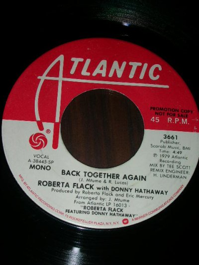 画像1: ROBERTA FLACK with DONNY HATHAWAY♪BACK TOGETHER AGAIN♪