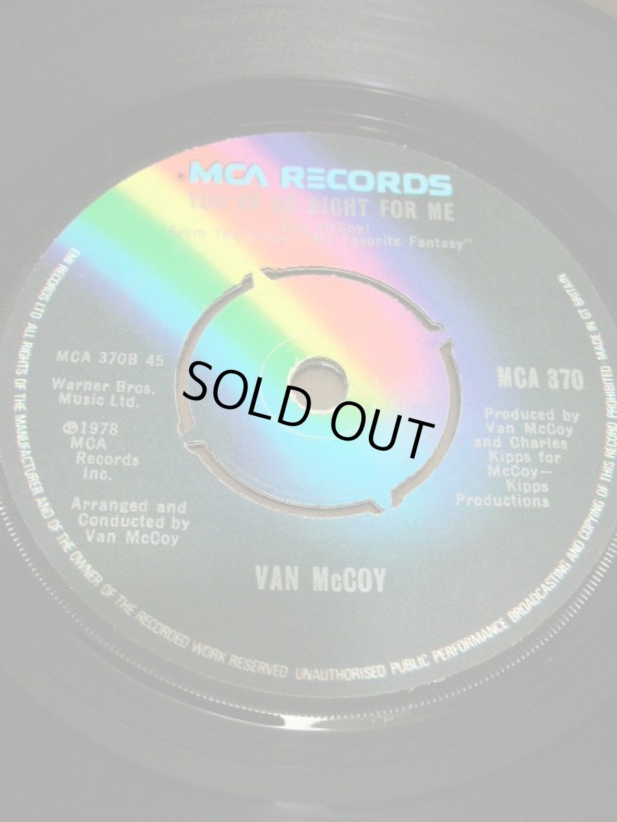 画像1: VAN MCCOY♪YOU'RE SO RIGHT FOR ME♪ (1)