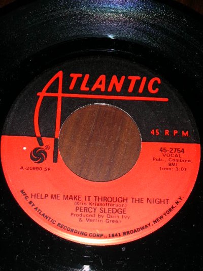 画像1: PERCY SLEDGE♪HELP ME MAKE IT THROUGH THE NIGHT♪