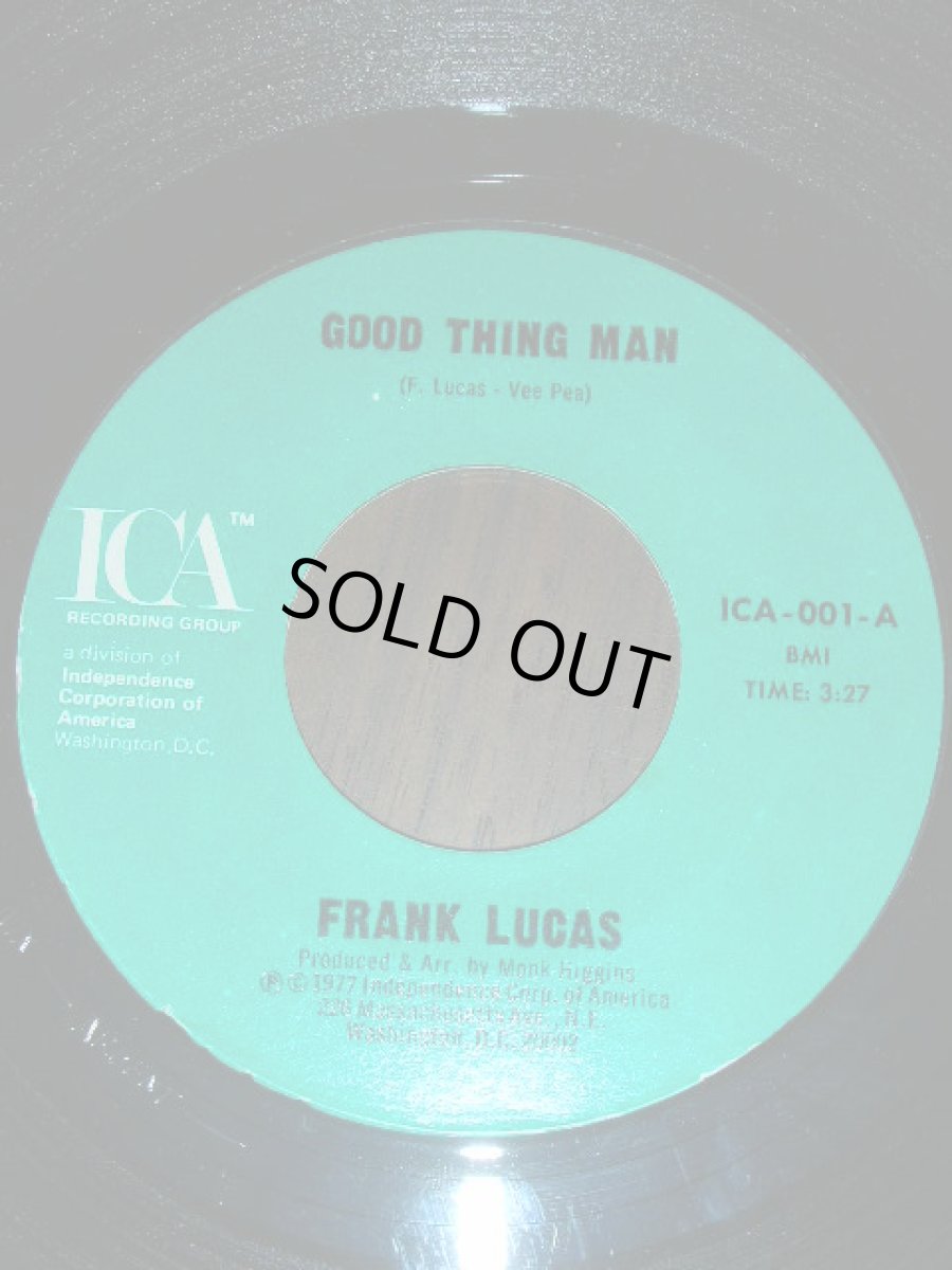 画像1: FRANK LUCAS♪GOOD THING MAN♪ (1)