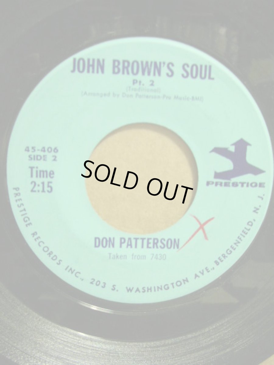 画像2: DON PATTERSON♪JOHN BROWN'S SOUL♪ (2)