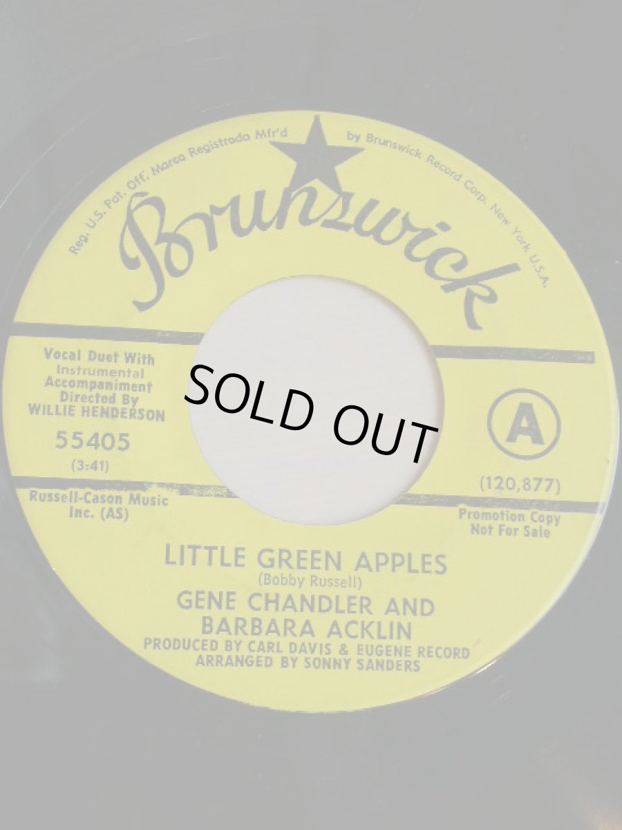 画像1: GENE CHANDLER & BARBARA ACKLIN♪LITTLE GREEN APPLES♪ (1)